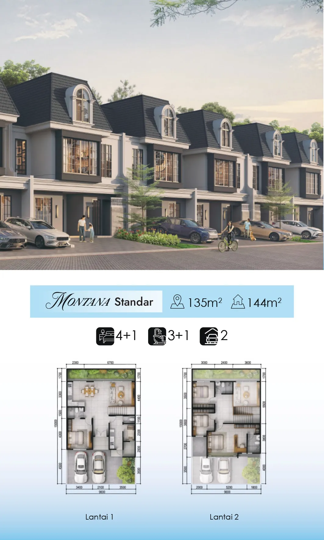 Montana Cikini Attic — LT 135m² · LB 168m²